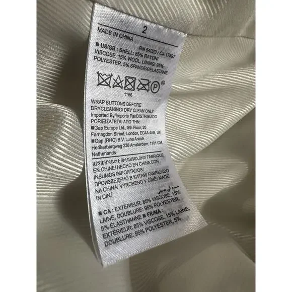 BR Manifattura Emmetex Italian Crepe Double Breasted Blazer Jacket Oversized 2 - Picture 13 of 16